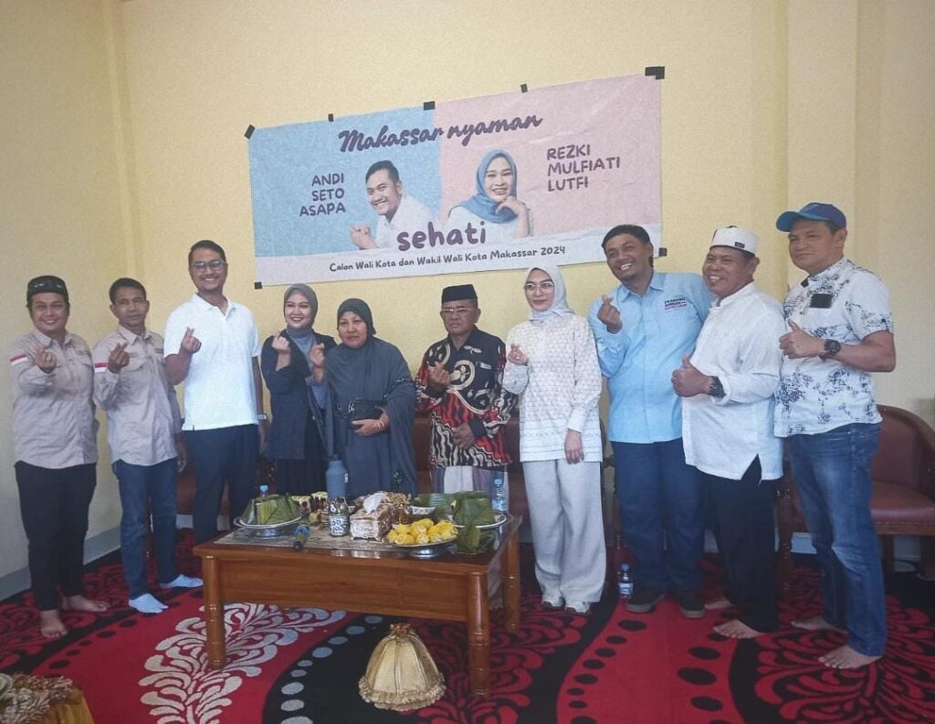 Andi Seto Asapa Calon Walikota Makassar Di Dampingi Ketua RW 1 Kelurahan Buntusu Silaturahmi Bersama Warga