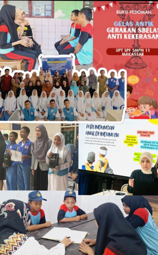 Inovasi GELAS ANTIK Dari UPT SPF SMPN 11 Makassar