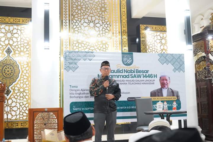 Andi Achiruddin, S.Sos.,MM,Mewakili Camat Biringkanaya Menghadiri Peringatan Maulid Nabi Muhammad SAW
