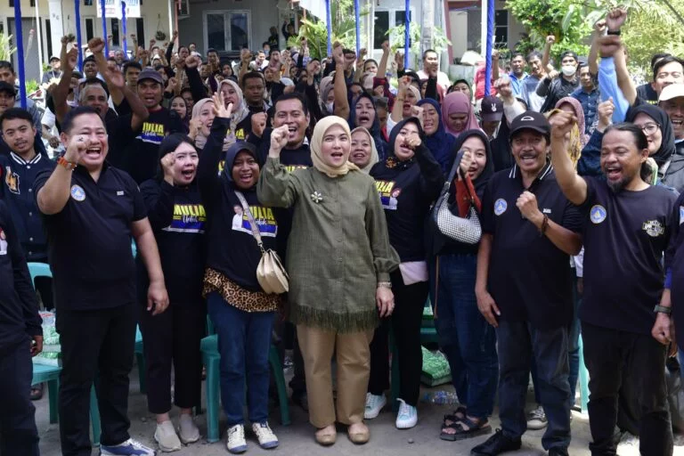 Aliyah Mustika Ilham Resmikan Posko Ancha Community Di Hadiri Ratusan Relawan