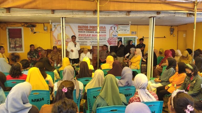 Ruslan Mahmud Serap Aspirasi Warga Dapil I Makassar