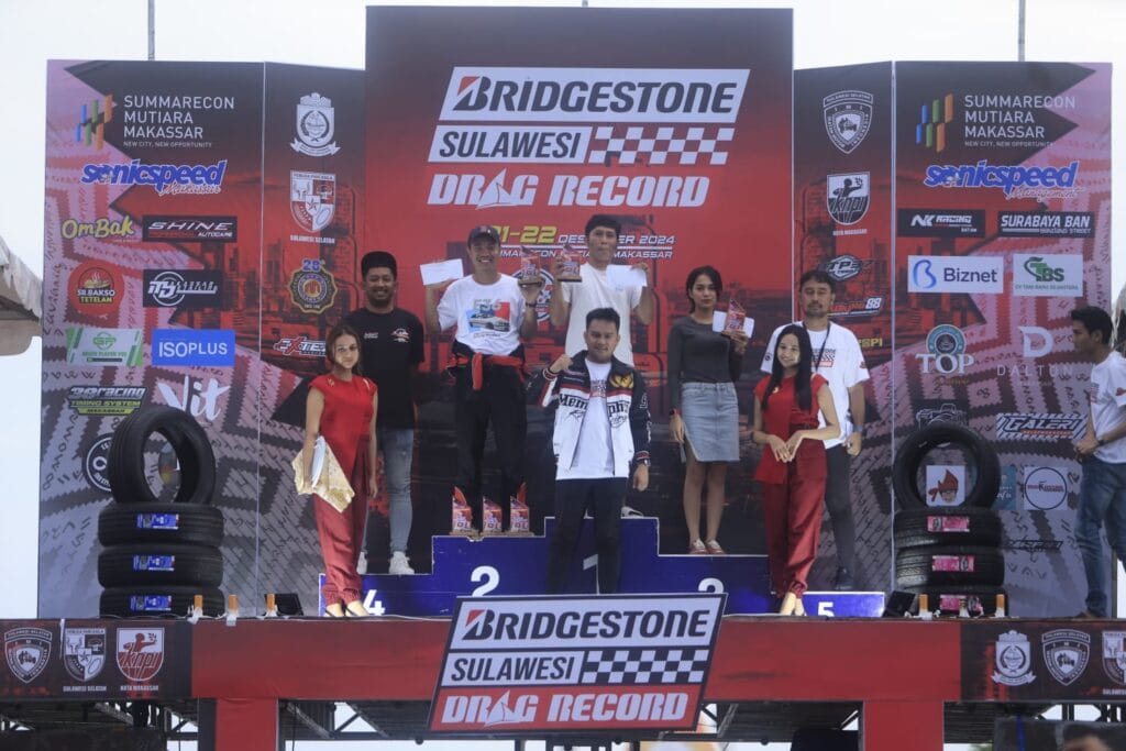 Sonic Speed Sukses Gelar Sulawesi Drag Record 2024 di Makassar