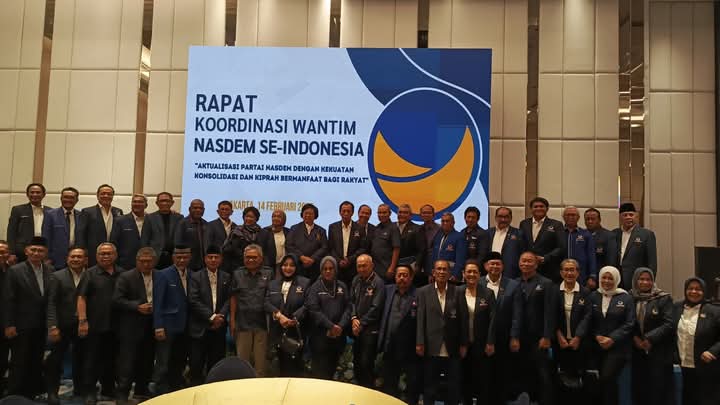 Muslim Salam Menghadiri Rakornas Dewan Pertimbangan Partai Nasdem di Jakarta