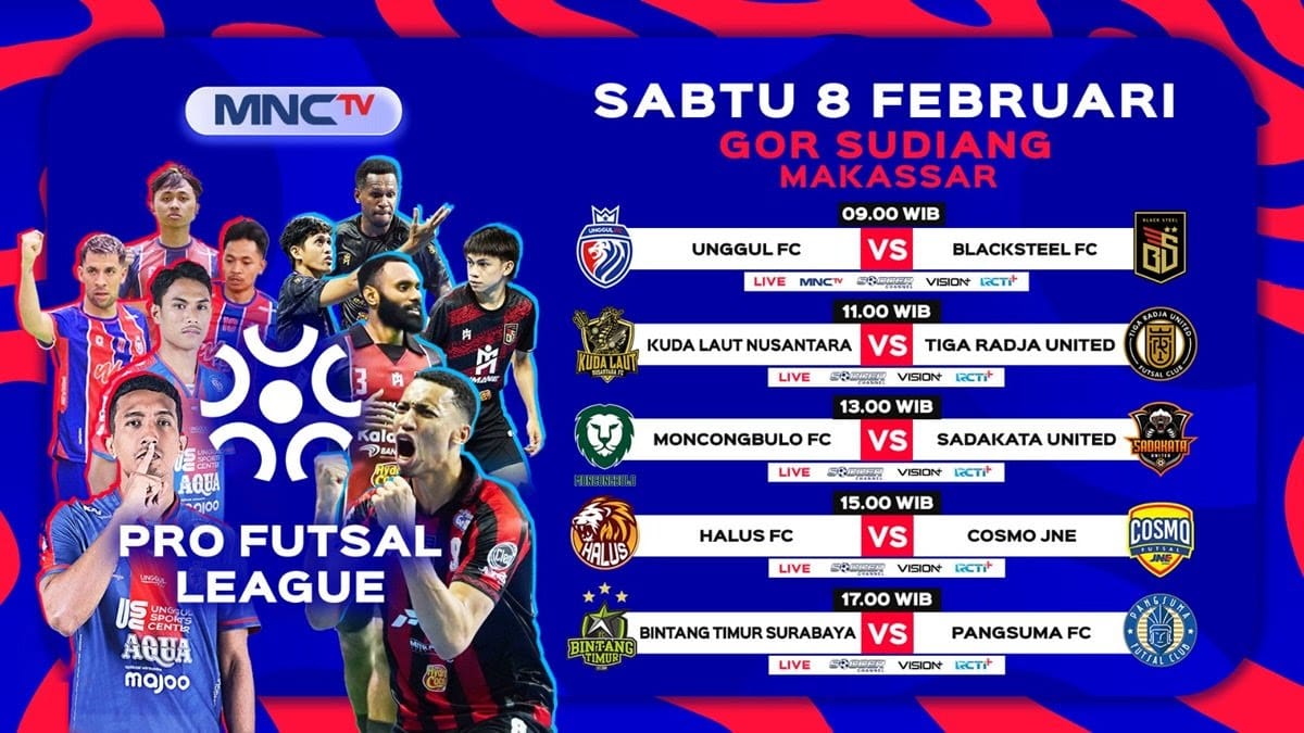 jadwal kegiatan besok di gor sudiang