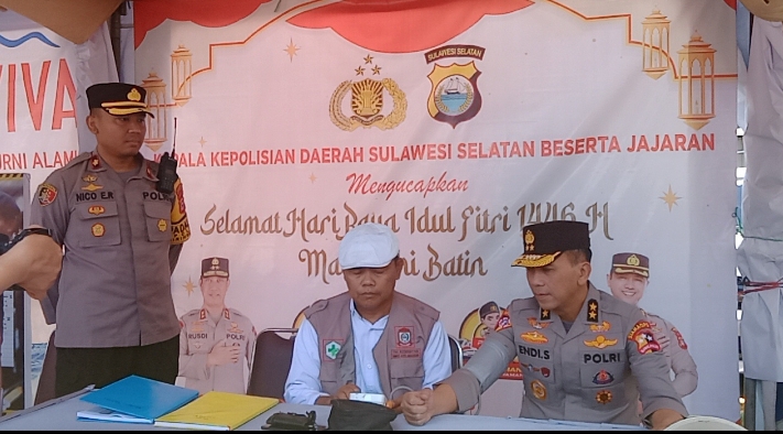 Waastamops Polri Tinjau Kesiapan Operasi Ketupat 2025 di Sulawesi Selatan
