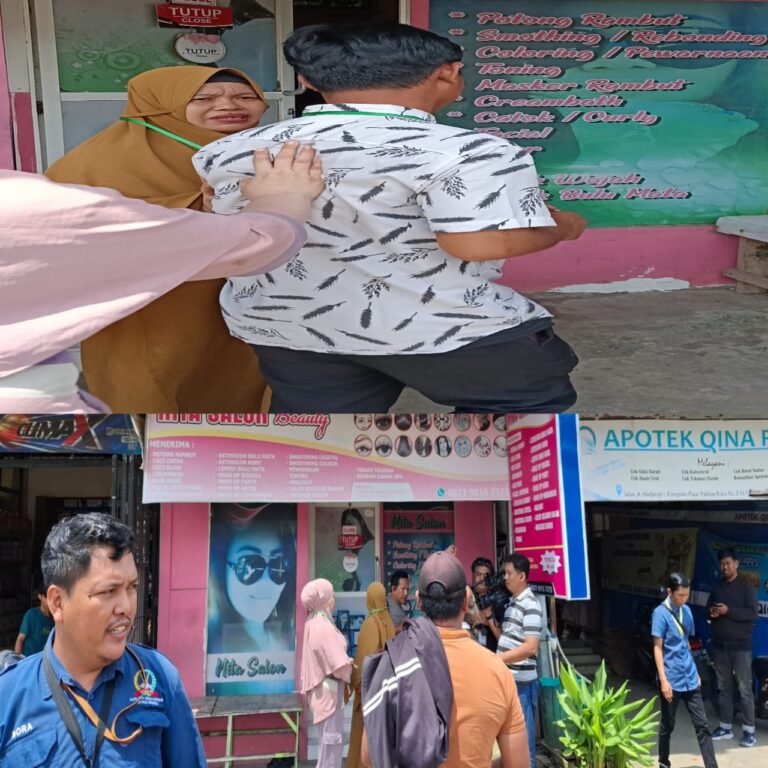 Ricuh Peliputan! Suami Pemilik Nita Salon Diduga Menghalangi Tugas Wartawan”