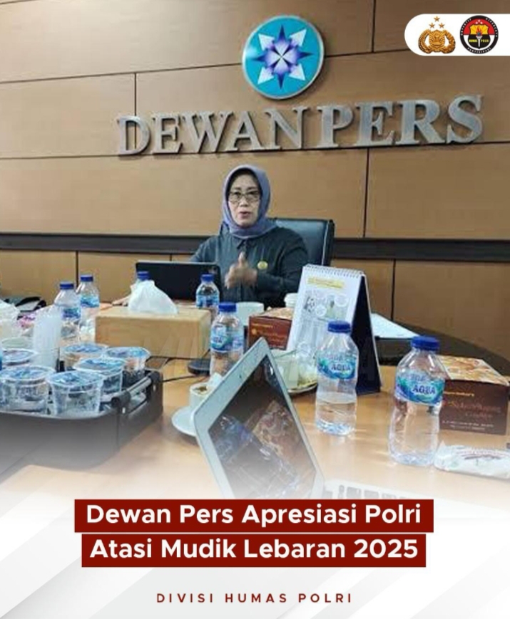 Ketua Dewan Pers Apresiasi Keberhasilan Polri Amankan Arus Mudik dan Balik Lebaran 2025