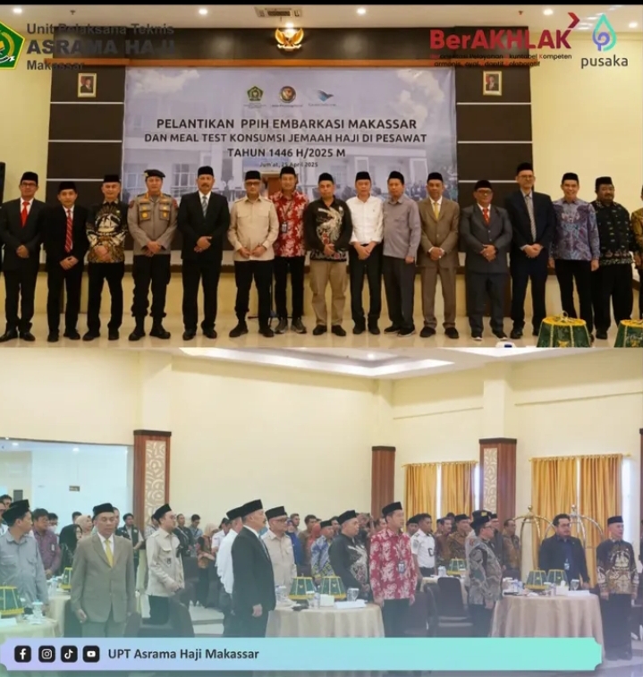 Hadiri Pelantikan PPIH Embarkasi Makassar, Kepala BP Haji Tekankan Pentingnya Layanan Prima untuk Jemaah