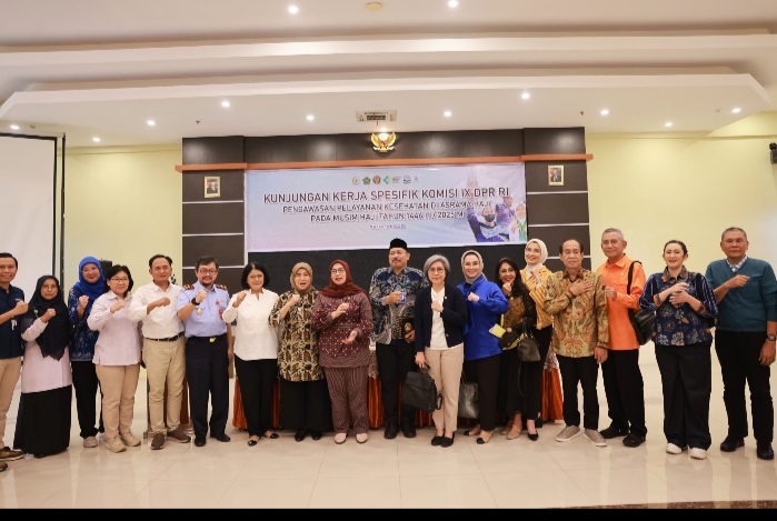 Wakil Wali Kota Makassar Hadiri Kunjungan Kerja Spesifik Komisi IX DPR RI di Asrama Haji Embarkasi Makassar