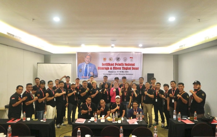 Pengurus PBFI Sulawesi Selatan Gelar Sertifikasi Pelatih Nasional Binaraga & Fitness Tingkat Dasar