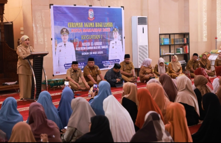 Aliyah Mustika Ilham Sebut Asupan Spiritual Penting Untuk Lansia Kota Makassar