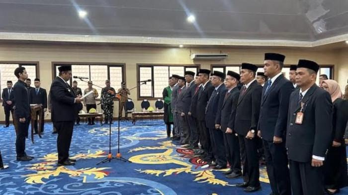 Bupati Maros Lantik Sejumlah Pejabat Eselon II, 8 Jabatan Strategis Masih Kosong