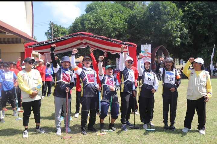 Kontingen Gateball Sulsel Raih Emas, Perak, dan Perunggu di FORNAS VIII NTB 2025