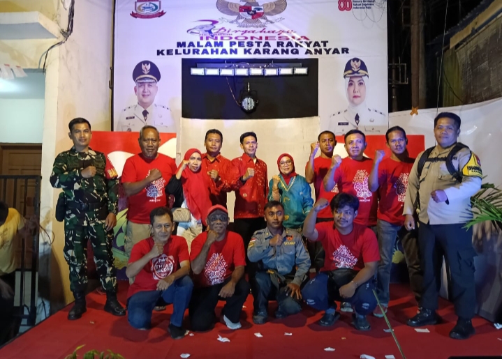Lurah Karang Anyar Ajak Warga Jaga Persatuan dalam Semarak Pesta Rakyat 2025