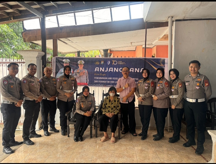 Ditlantas Polda Sulsel Gelar Anjangsana dalam Rangka HUT Lalu Lintas ke-70