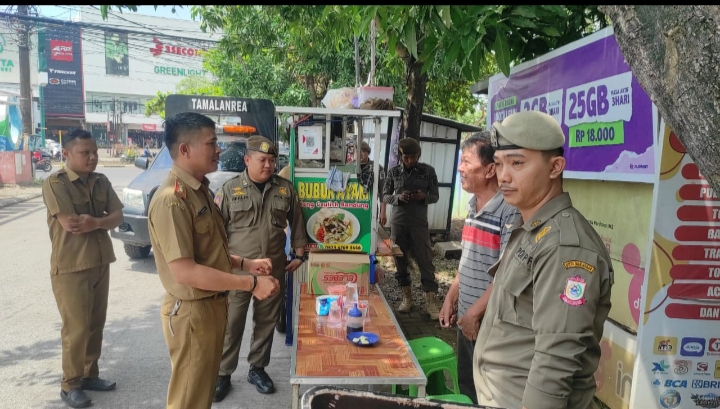 Satpol PP Tamalanrea Laksanakan Patroli dan Penertiban Secara Humanis