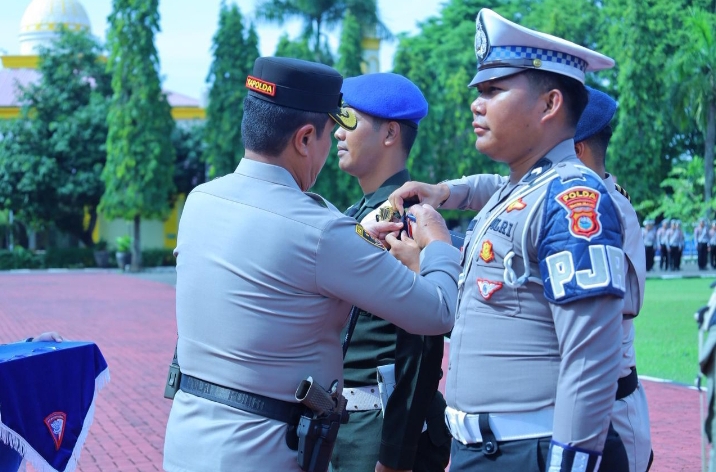Polda Sulsel Mengelar Apal Pasukang Mengawali Operasi Zebra Pallawa 2025