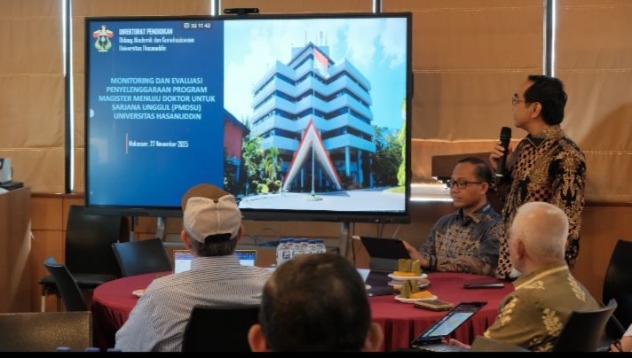 Unhas Gelar Monev PMDSU, Perkuat Akselerasi Doktor Muda Berbasis Mutu Pendidikan Tinggi