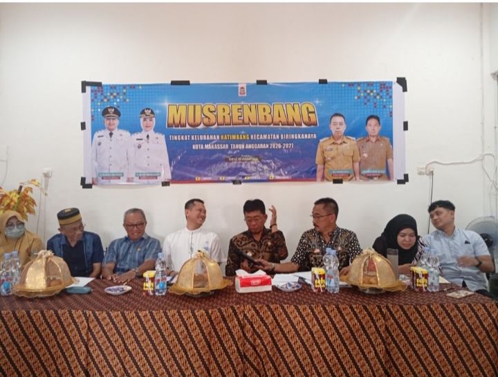 Kasi Trantib Kecamatan Biringkanaya Buka Musrenbang Kelurahan Ketimbang