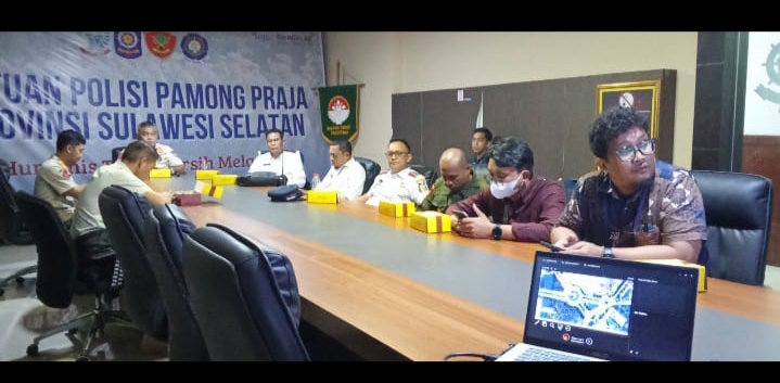 Rapat Koordinasi Penanganan PKL dan Parkir Liar, Kecamatan Mariso Hadiri Undangan Satpol PP Provinsi Sulsel