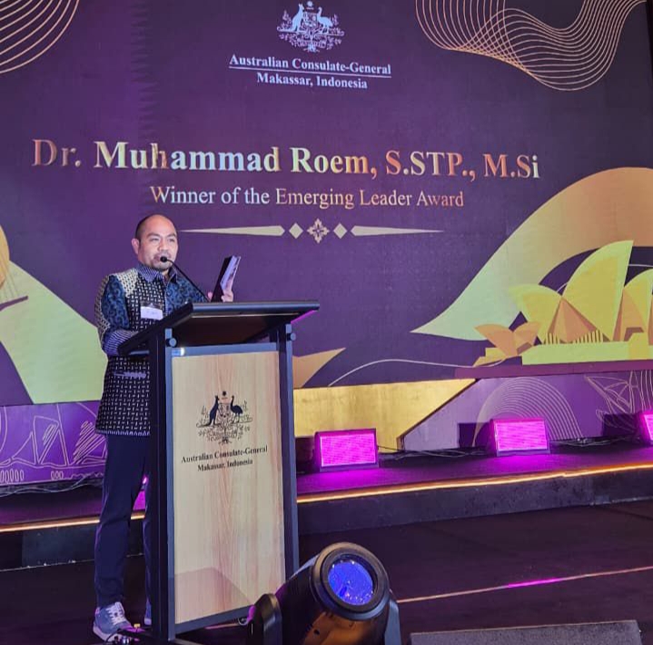 Kepala Diskominfo Makassar, Muhammad Roem Dinobatkan Emerging Leader oleh Konsulat Australia