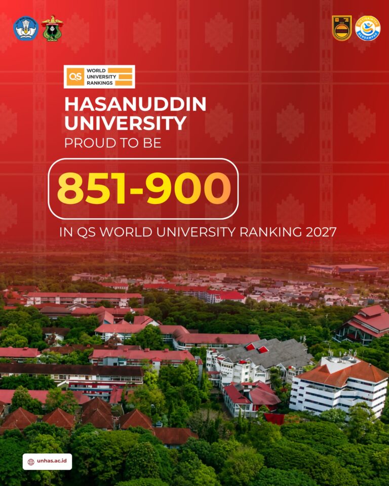 Lompatan Global Unhas: Masuk Jajaran Peringkat 851-900 dalam QS World University Rankings 2027