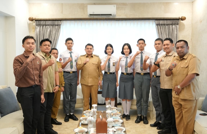 Terima Silaturahmi Delegasi Paskibraka, Appi: Kalian Menjadi Kebanggaan Kota Makassar