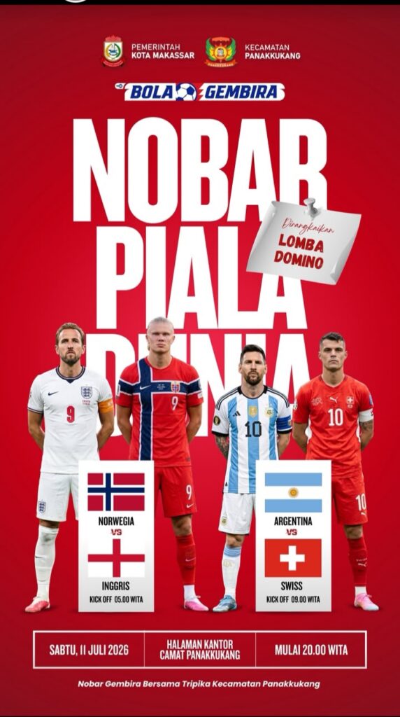 Camat Panakkukang Syahril, S.STP Ajak Warga Hadiri Nobar Piala Dunia, Bazar UMKM, dan Sosialisasi Pengelolaan Sampah