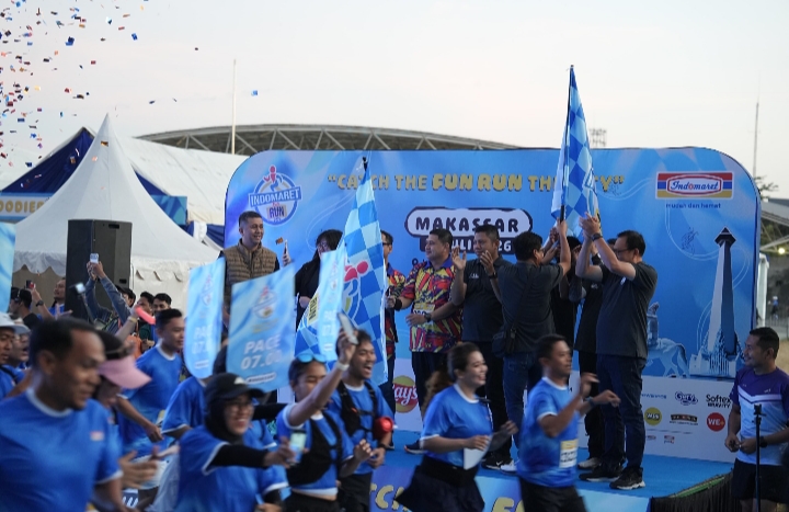 Wali Kota Munafri Lepas Peserta Indomaret Fun Run 2026, Dorong Gaya Hidup Sehat di Makassar