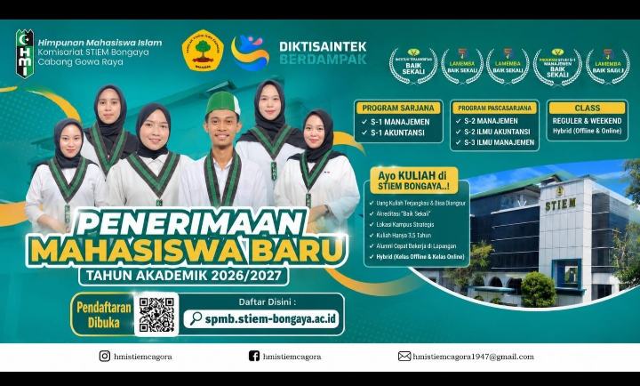 HMI Komisariat STIEM Bongaya Dorong Minat Generasi Muda Melanjutkan Pendidikan di STIEM Bongaya