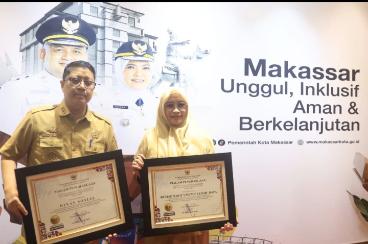 Era Kepemimpinan Munafri Berbuah Prestasi, Dinsos dan RSUD Daya Raih Penghargaan Ombudsman RI