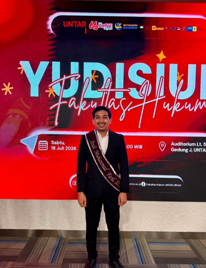 Raih IPK 3,97, Andi Muhammad Farid, S.H., M.H. Resmi Ikuti Yudisium magister Hukum Di UNTAR Jakarta