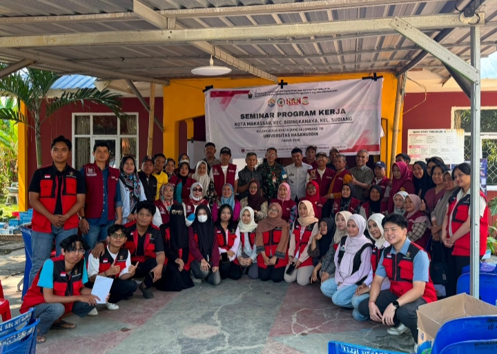 Mahasiswa KKN Unhas Gelar Seminar Program Kerja Zero Waste dan Urban Farming di Kelurahan Sudiang