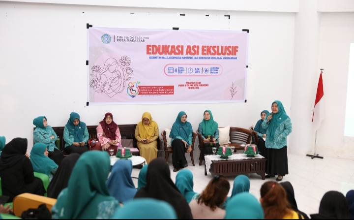 Semarakkan Pekan Ibu Menyusui Dunia 2026, TP PKK Makassar Edukasi 300 Ibu Hamil dan Kader PKK tentang ASI Eksklusif