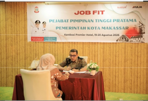 Job Fit Kepala OPD Makassar Dimulai, 40 Pejabat Jalani Uji Kesesuaian dan Kompetensi