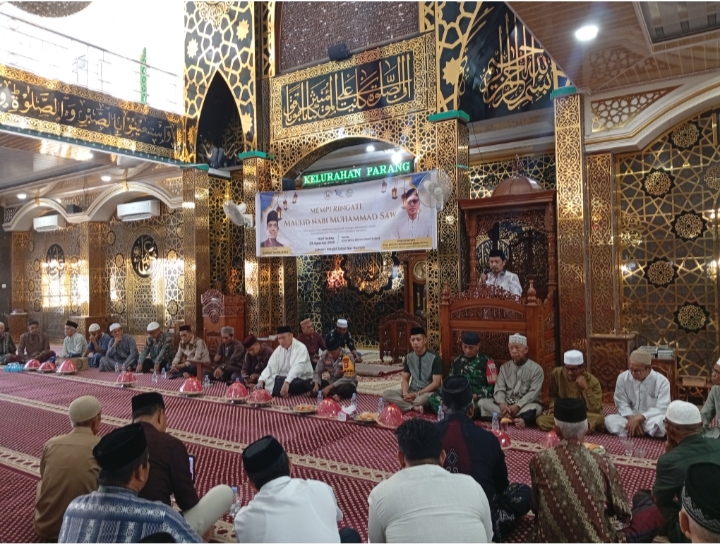 Camat Tamalanrea Hadiri Maulid Nabi di Masjid Jabar Nur Bontoa, Ajak Warga Teladani Rasulullah dan Peduli Kebersihan