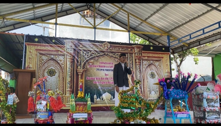 UPTD SPF SD NEGERI PAMPANG PERINGATI MAULID NABI DENGAN TEMA “MENELADANI AKHLAK RASULULLAH”