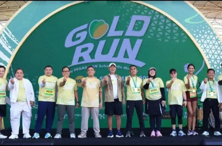 Kadispora Makassar Lepas Peserta Gold Run by Pegadaian Sulselbar, Dorong Budaya Hidup Sehat dan Peduli Kota
